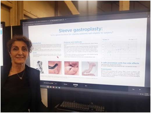 Le Dr Vianna Costil a présenté à l’Obesity Week les résultats de la sleeve gastroplastie endoscopique qu’elle réalise à la Clinique du Trocadéro.